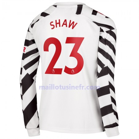 Maillot de Foot Manchester United Luke Shaw 23 Troisième 2020-21 Manches Longues Maillot de Foot Manchester United Luke Shaw 23 Troisième 2020-21 Manches Longues